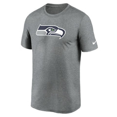 Seattle Seahawks Primetime Legend Logo Performance T-Shirt - Heather Charcoal | Nike on sale