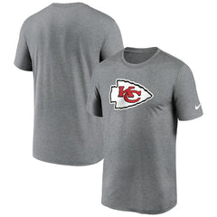 Kansas City Chiefs Primetime Legend Logo Performance T-Shirt - Heather Charcoal | Nike cheap