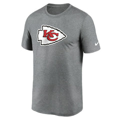 Kansas City Chiefs Primetime Legend Logo Performance T-Shirt - Heather Charcoal | Nike cheap