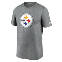 Pittsburgh Steelers Primetime Legend Logo Performance T-Shirt - Heather Charcoal | Nike outlet