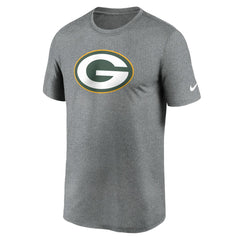 Green Bay Packers Primetime Legend Logo Performance T-Shirt - Heather Charcoal | Nike outlet