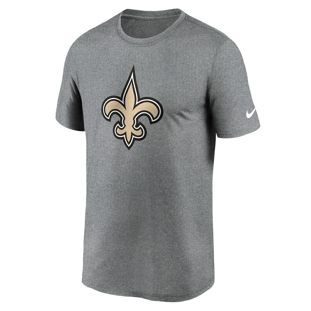New Orleans Saints Primetime Legend Logo Performance T-Shirt - Heather Charcoal | Nike outlet