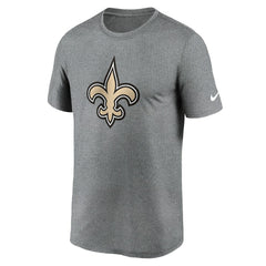 New Orleans Saints Primetime Legend Logo Performance T-Shirt - Heather Charcoal | Nike outlet