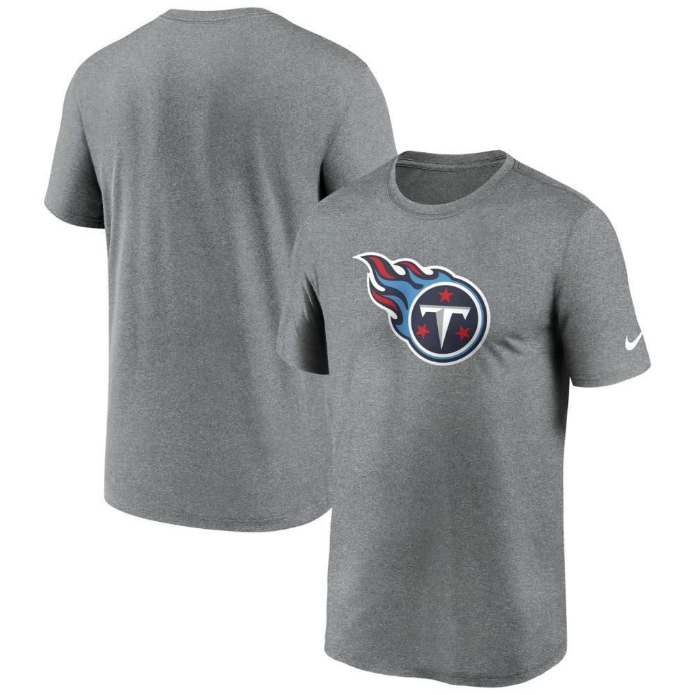 Tennessee Titans Primetime Legend Logo Performance T-Shirt - Heather Charcoal | Nike outlet