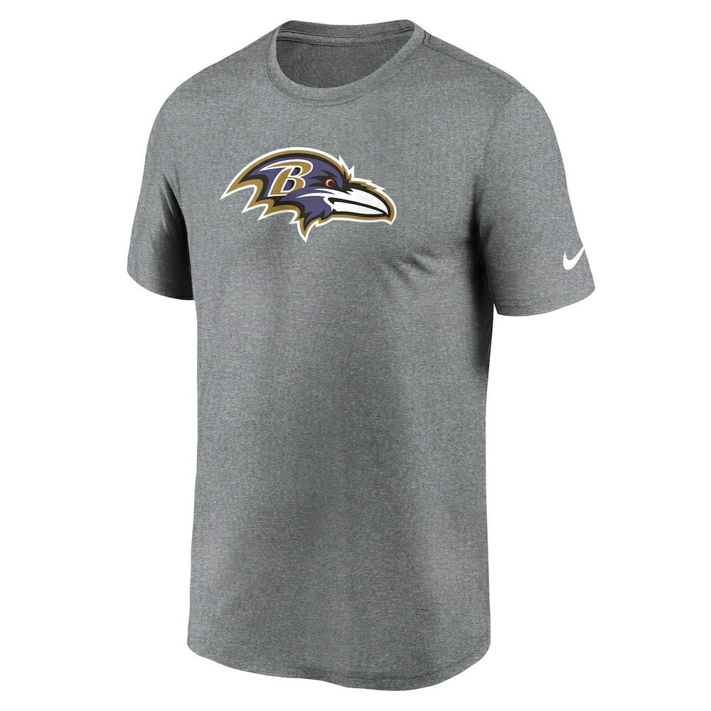 Baltimore Ravens Primetime Legend Logo Performance T-Shirt - Heather Charcoal | Nike discount
