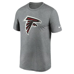 Atlanta Falcons Primetime Legend Logo Performance T-Shirt - Heather Charcoal | Nike outlet