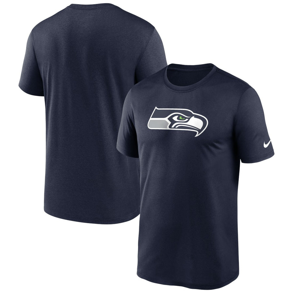 Seattle Seahawks Primetime Legend Logo Performance T-Shirt - College Navy | Nike for sale