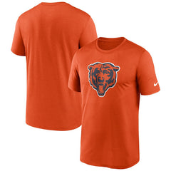 Chicago Bears Primetime Legend Logo Performance T-Shirt - Orange | Nike on sale