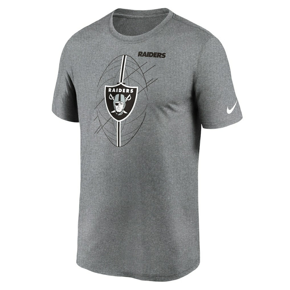 Las Vegas Raiders Legend Icon Performance T-Shirt - Heather Charcoal | Nike outlet