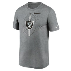 Las Vegas Raiders Legend Icon Performance T-Shirt - Heather Charcoal | Nike outlet