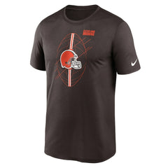 Cleveland Browns Legend Icon Performance T-Shirt - Brown | Nike for sale