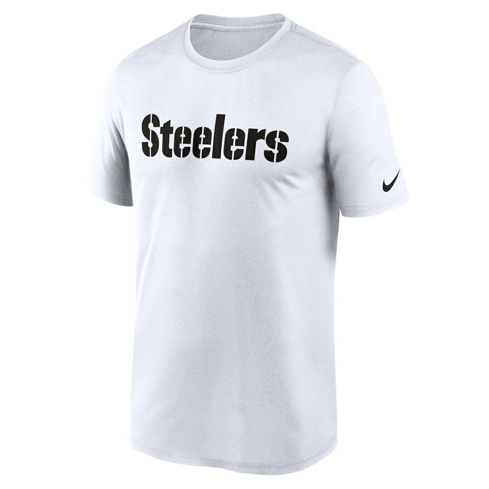 Pittsburgh Steelers Legend Wordmark Performance T-Shirt - White | Nike online