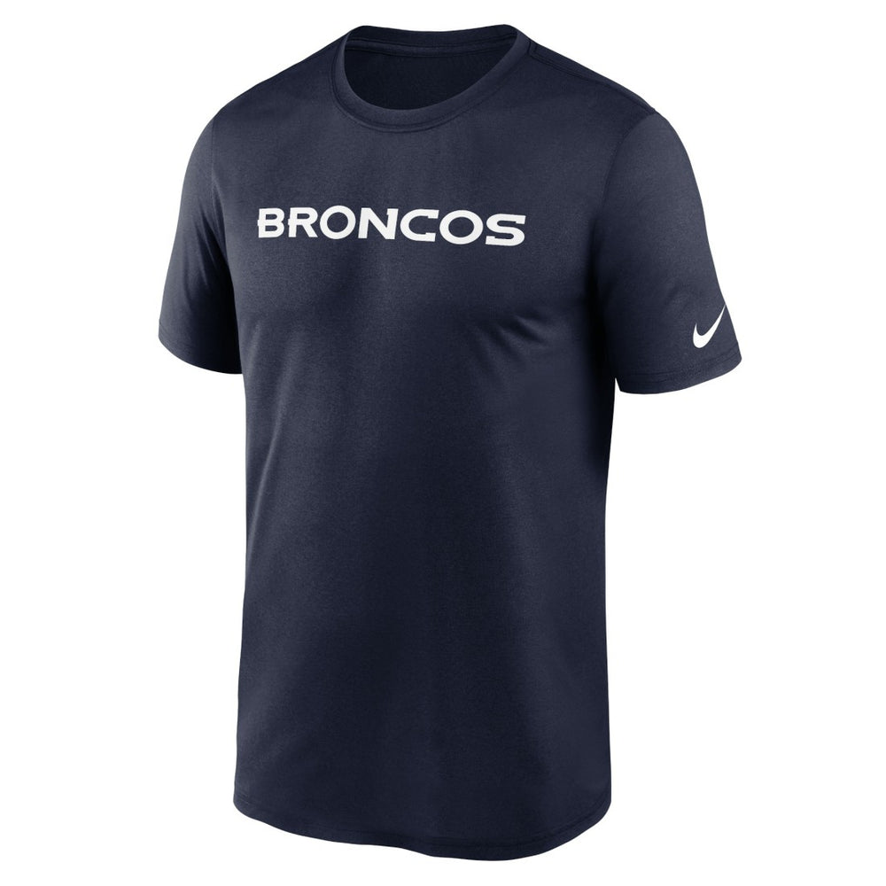 Denver Broncos Legend Wordmark Performance T-Shirt - Navy | Nike online