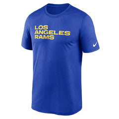 Los Angeles Rams Legend Wordmark Performance T-Shirt - Royal | Nike cheap