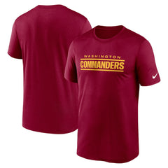 Washington Commanders Legend Wordmark Performance T-Shirt - Burgundy | Nike sale