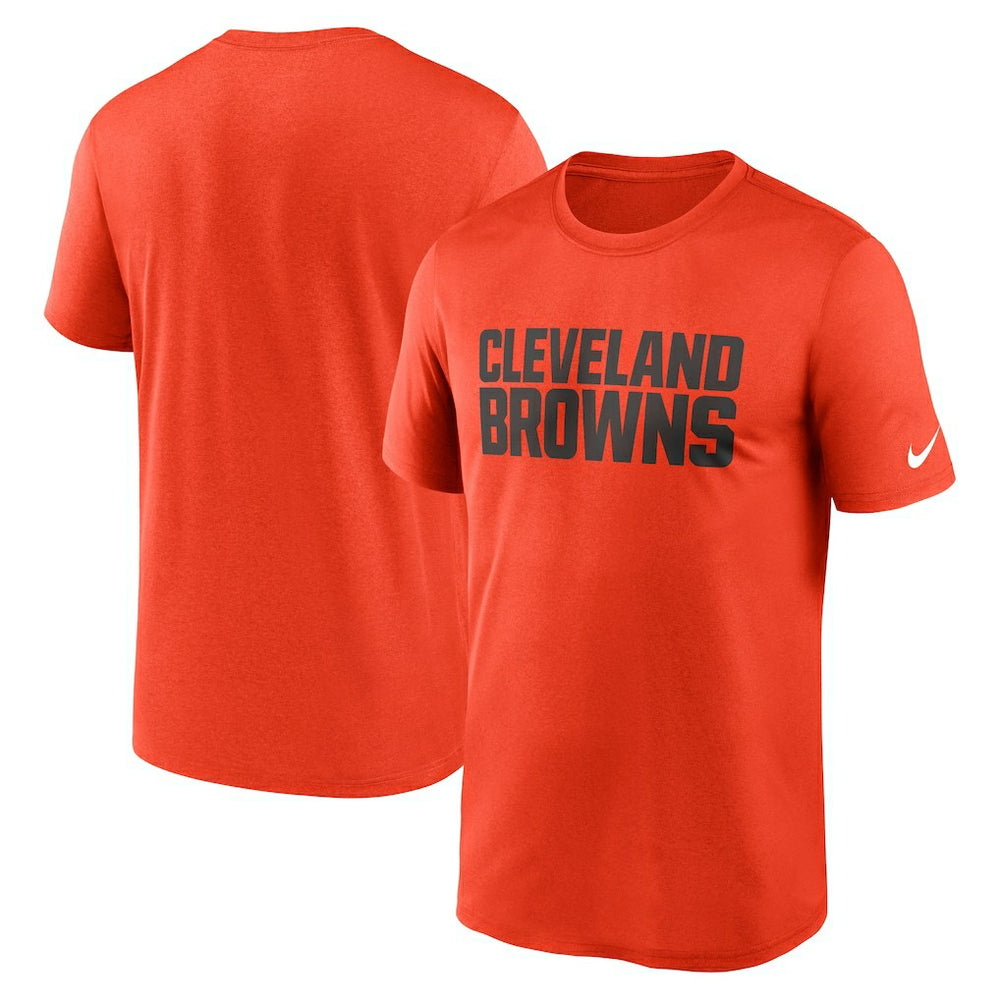 Cleveland Browns Legend Wordmark Performance T-Shirt - Orange | Nike sale