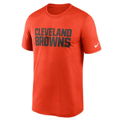 Cleveland Browns Legend Wordmark Performance T-Shirt - Orange | Nike sale