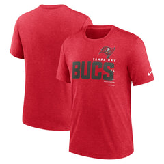 Tampa Bay Buccaneers Team Tri-Blend T-Shirt - Heather Red | Nike on sale