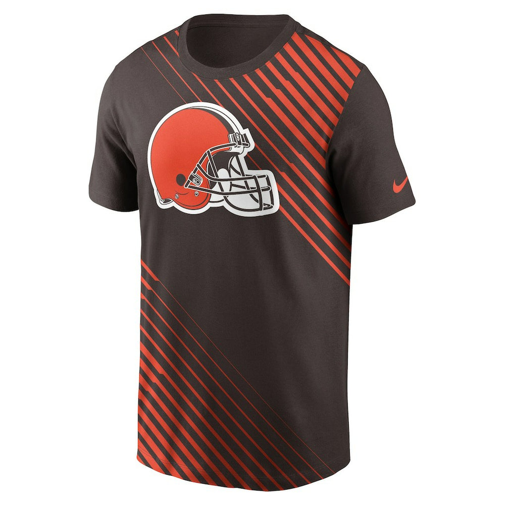 Cleveland Browns Yard Line Fashion Asbury T-Shirt - Brown | Nike sale