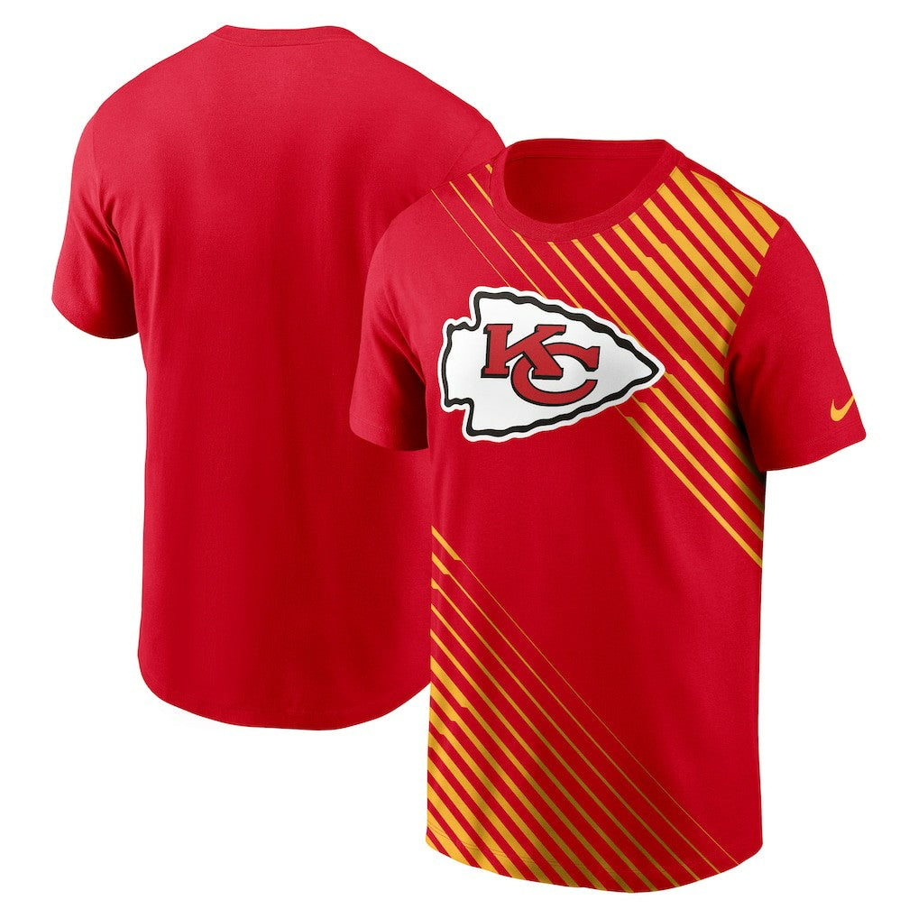 Kansas City Chiefs Yard Line Fashion Asbury T-Shirt - Red | Nike outlet
