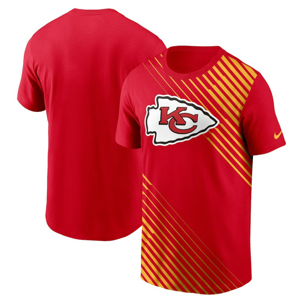Kansas City Chiefs Yard Line Fashion Asbury T-Shirt - Red | Nike outlet