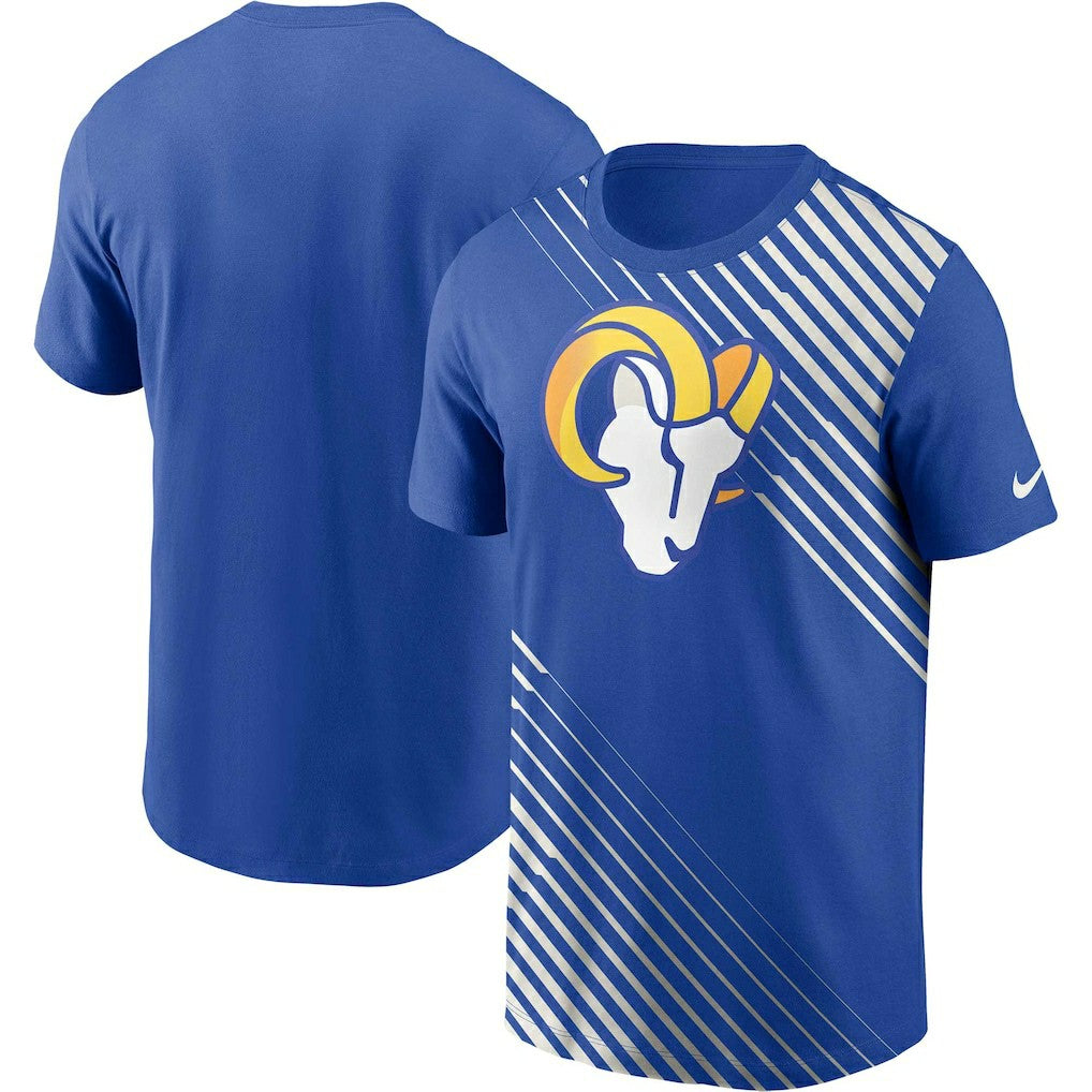 Los Angeles Rams Yard Line Fashion Asbury T-Shirt - Royal | Nike online
