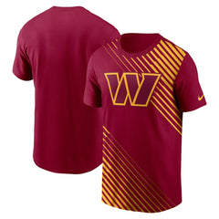 Washington Commanders Yard Line Fashion Asbury T-Shirt - Burgundy | Nike on sale