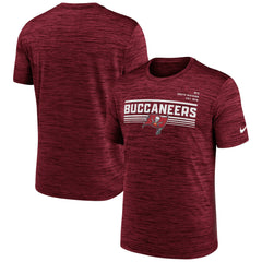 Tampa Bay Buccaneers Yardline Velocity Performance T-Shirt - Red | Nike sale