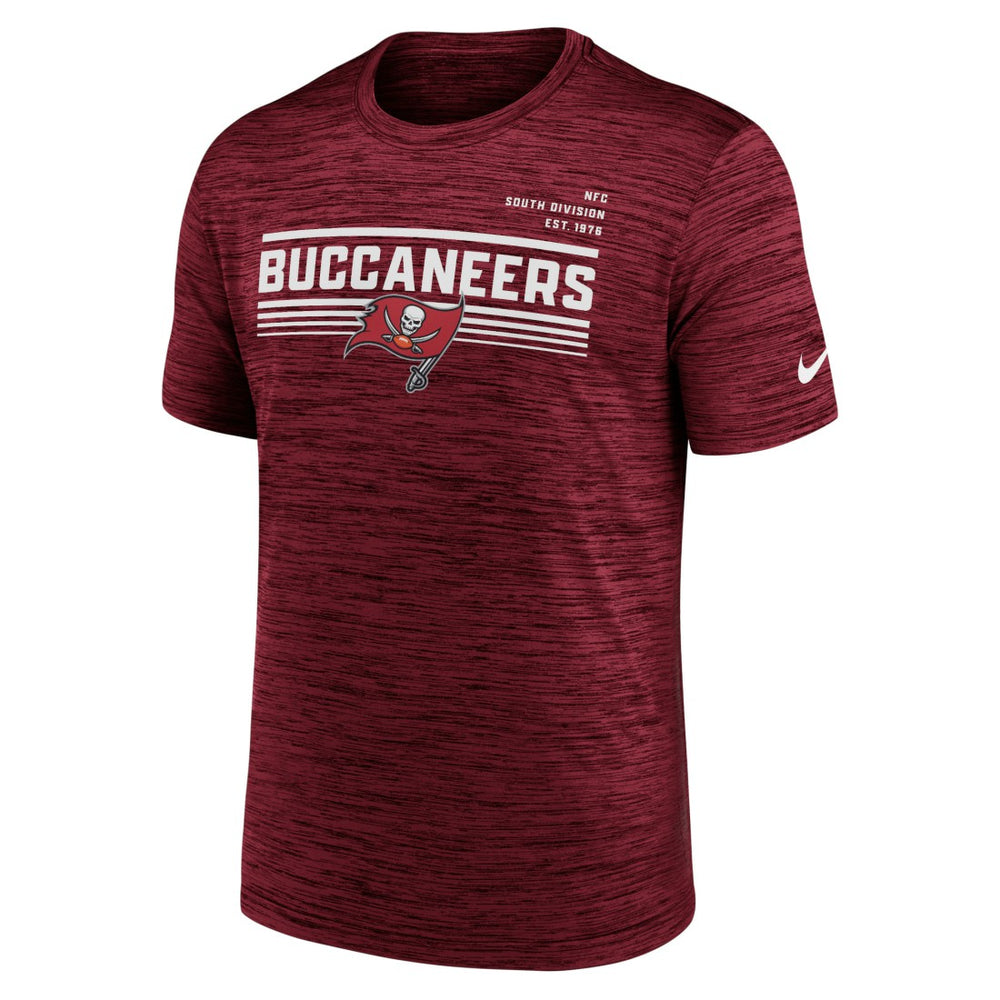 Tampa Bay Buccaneers Yardline Velocity Performance T-Shirt - Red | Nike sale