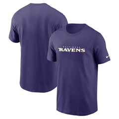 Baltimore Ravens Team Wordmark Essential T-Shirt - Purple | Nike on sale