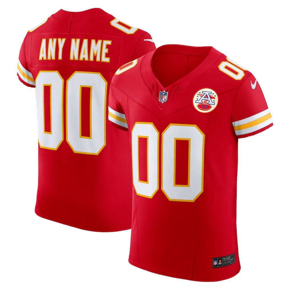 Kansas City Chiefs Vapor F.U.S.E. Elite Custom Jersey - Red | Nike cheap