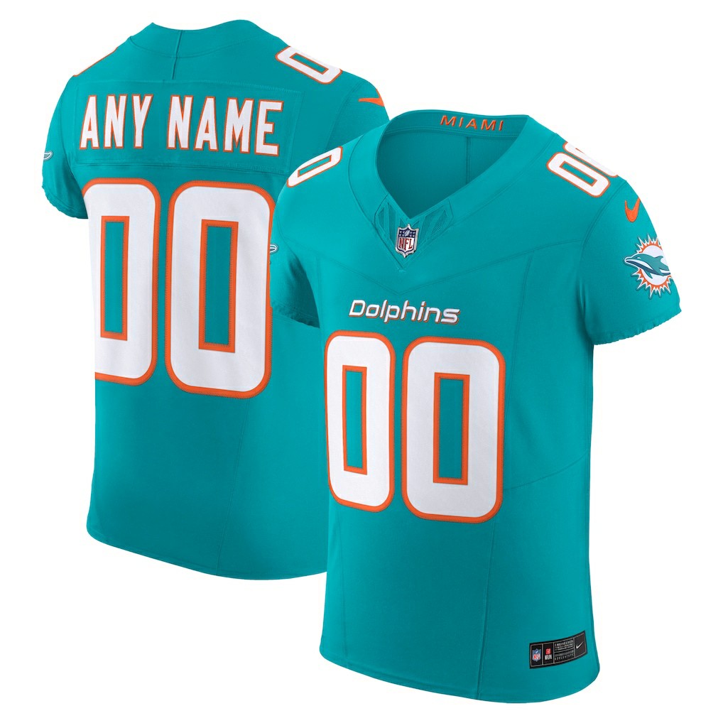 Miami Dolphins Vapor F.U.S.E. Elite Custom Jersey - Aqua | Nike discount