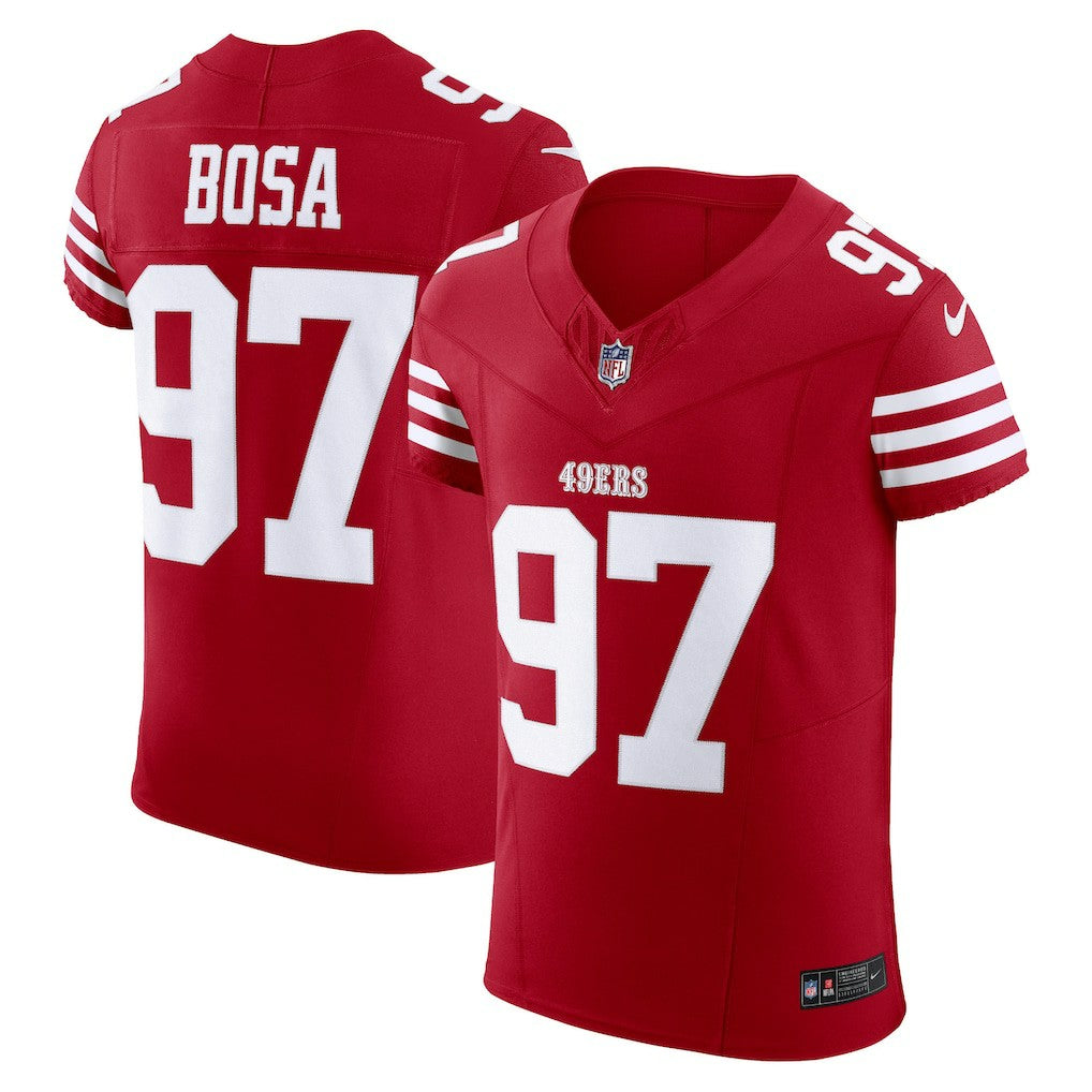 Nick Bosa San Francisco 49ers Vapor F.U.S.E. Elite Jersey - Scarlet | Nike outlet