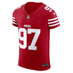 Nick Bosa San Francisco 49ers Vapor F.U.S.E. Elite Jersey - Scarlet | Nike outlet