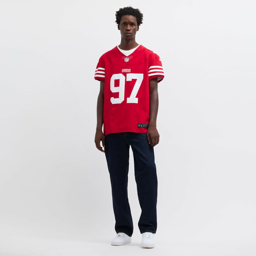 Nick Bosa San Francisco 49ers Vapor F.U.S.E. Elite Jersey - Scarlet | Nike outlet