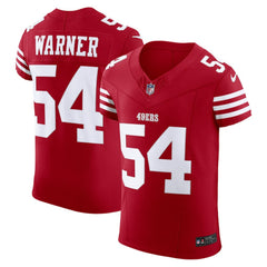 Fred Warner San Francisco 49ers Vapor F.U.S.E. Elite Jersey - Scarlet | Nike outlet