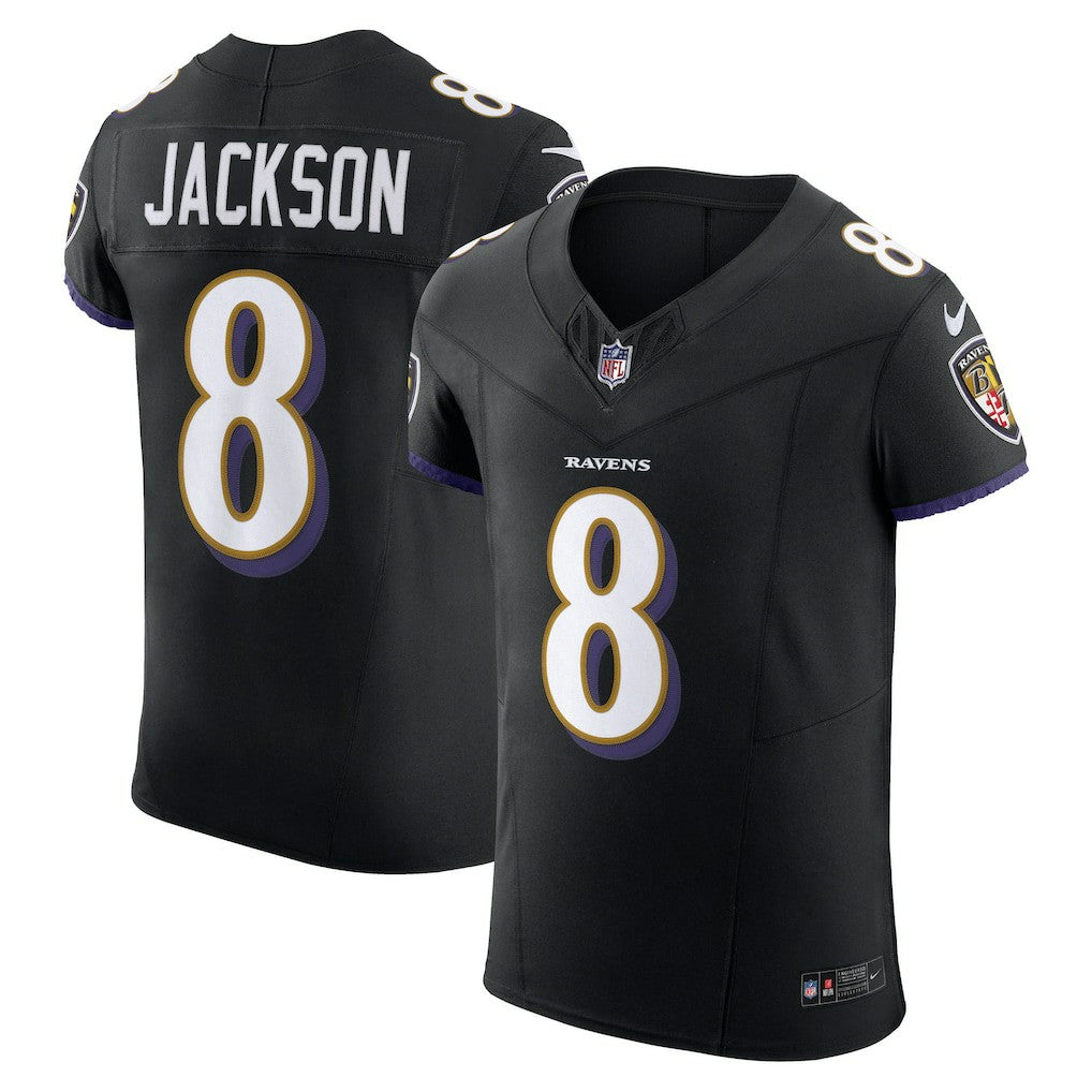 Lamar Jackson Baltimore Ravens Alternate Vapor F.U.S.E. Elite Jersey - Black | Nike discount