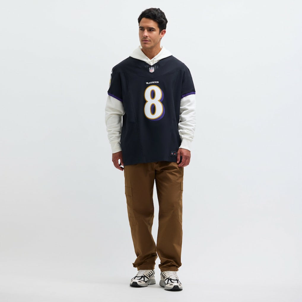Lamar Jackson Baltimore Ravens Alternate Vapor F.U.S.E. Elite Jersey - Black | Nike discount