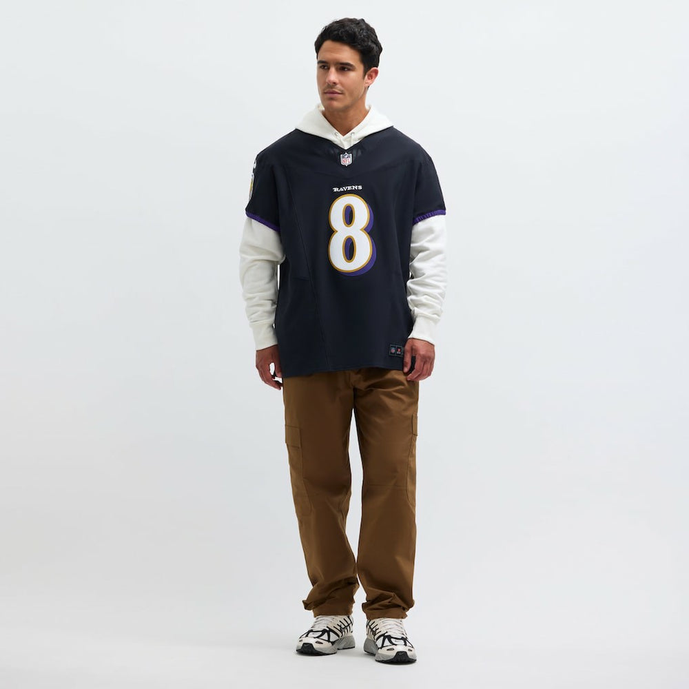 Lamar Jackson Baltimore Ravens Alternate Vapor F.U.S.E. Elite Jersey - Black | Nike discount