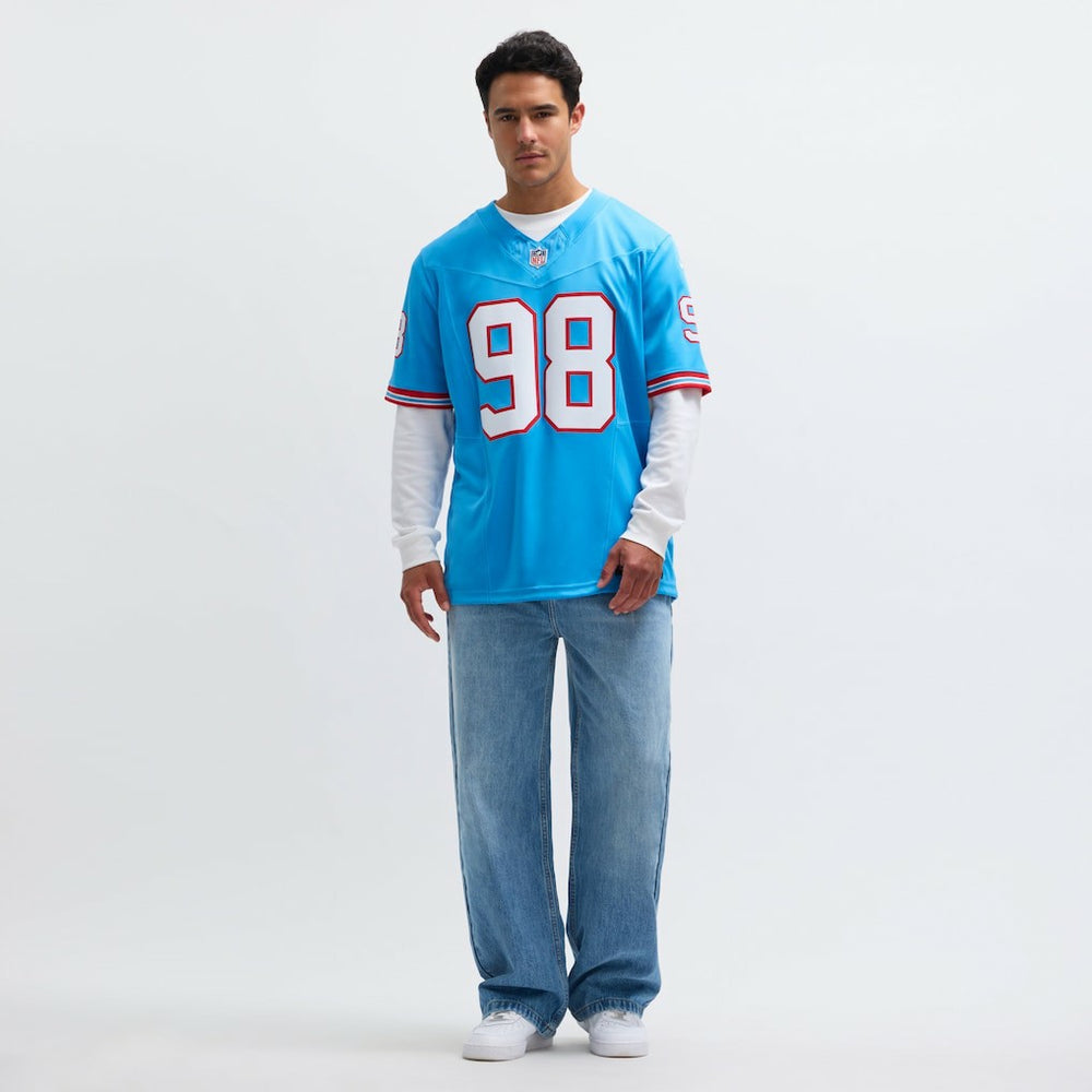 Jeffery Simmons Tennessee Titans Vapor F.U.S.E. Limited Jersey - Light Blue | Nike outlet