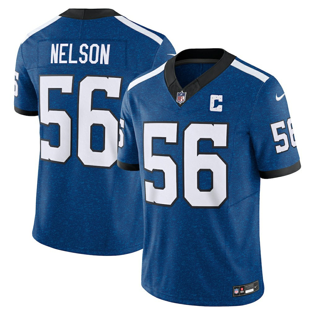 Quenton Nelson Indianapolis Colts Vapor F.U.S.E. Limited Jersey - Blue | Nike sale