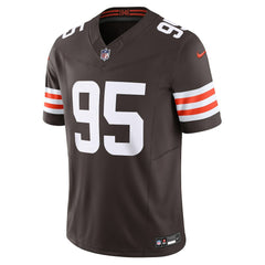 Myles Garrett Cleveland Browns Vapor F.U.S.E. Limited Jersey - Brown | Nike cheap