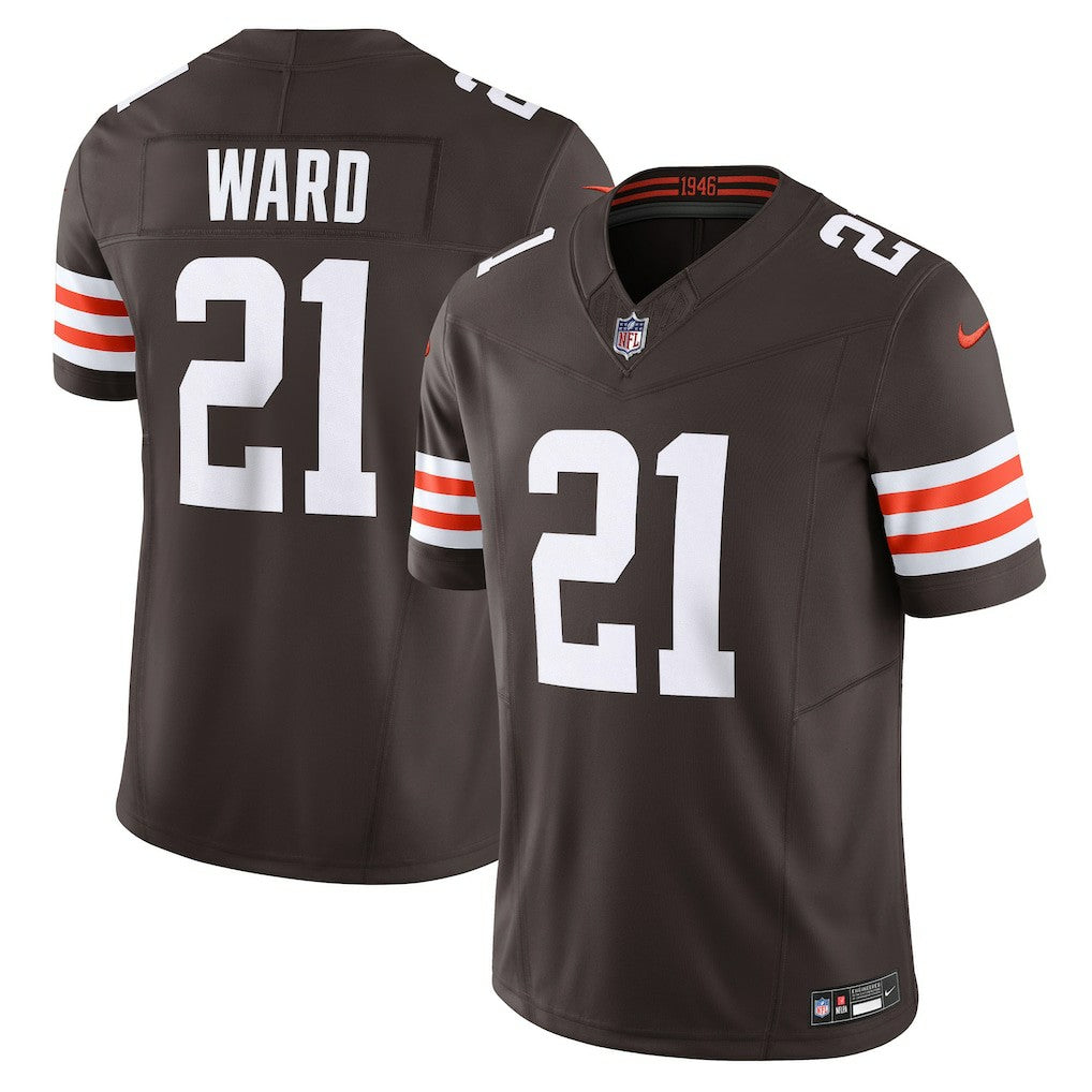 Denzel Ward Cleveland Browns Vapor F.U.S.E. Limited Jersey - Brown | Nike cheap