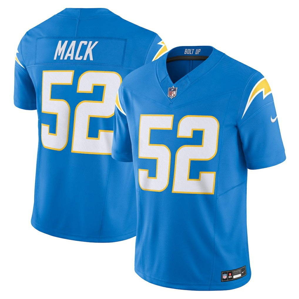 Khalil Mack Los Angeles Chargers Vapor F.U.S.E. Limited Jersey - Powder Blue | Nike sale