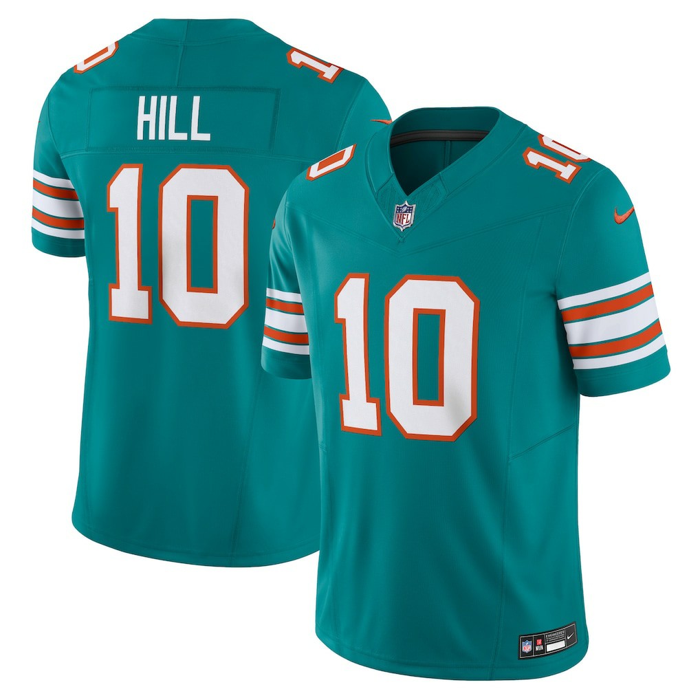 Tyreek Hill Miami Dolphins Vapor F.U.S.E. Limited Jersey - Aqua | Nike for sale