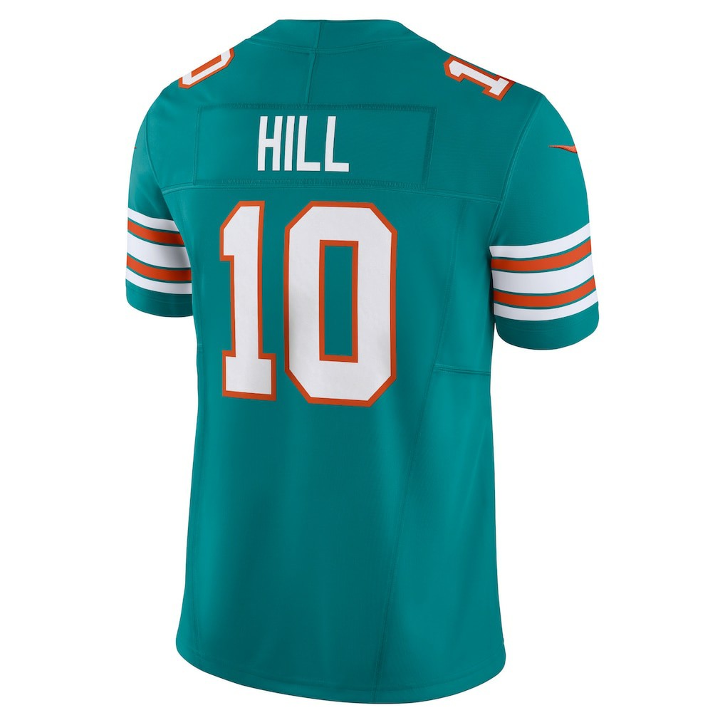 Tyreek Hill Miami Dolphins Vapor F.U.S.E. Limited Jersey - Aqua | Nike for sale