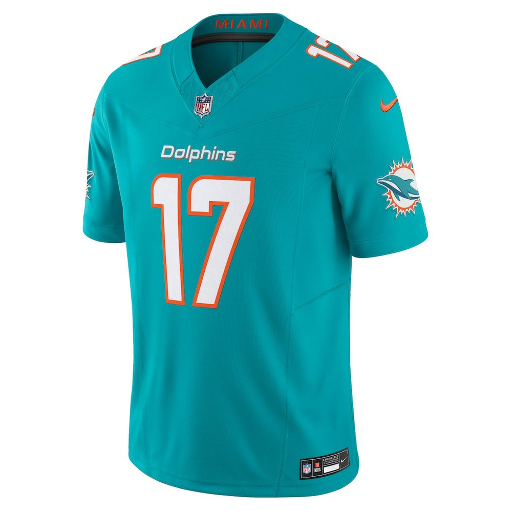 Jaylen Waddle Miami Dolphins Vapor F.U.S.E. Limited Jersey - Aqua | Nike outlet