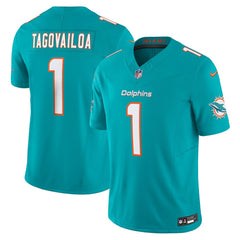 Tua Tagovailoa Miami Dolphins Vapor F.U.S.E. Limited Jersey - Aqua | Nike for sale