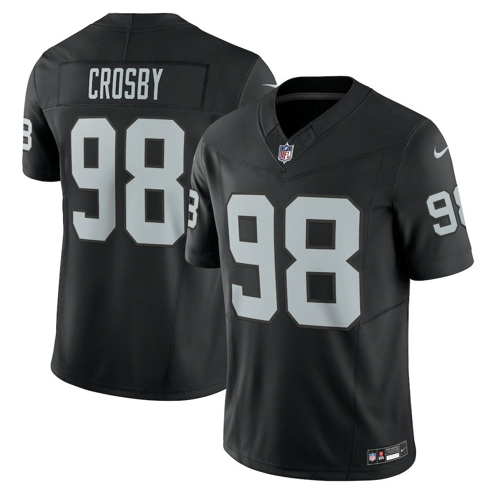 Maxx Crosby Las Vegas Raiders Vapor F.U.S.E. Limited Jersey - Black | Nike sale