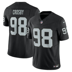 Maxx Crosby Las Vegas Raiders Vapor F.U.S.E. Limited Jersey - Black | Nike sale